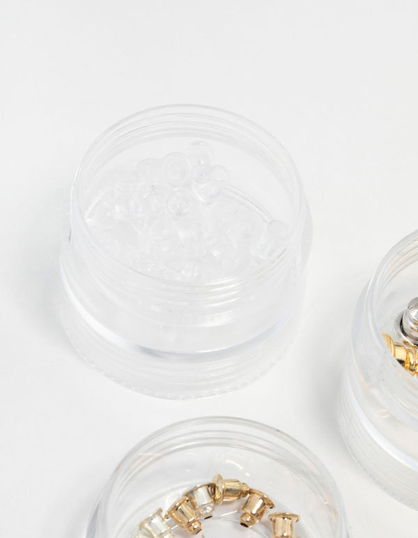 Gold & Silver 3 Tubs Bullet Backs