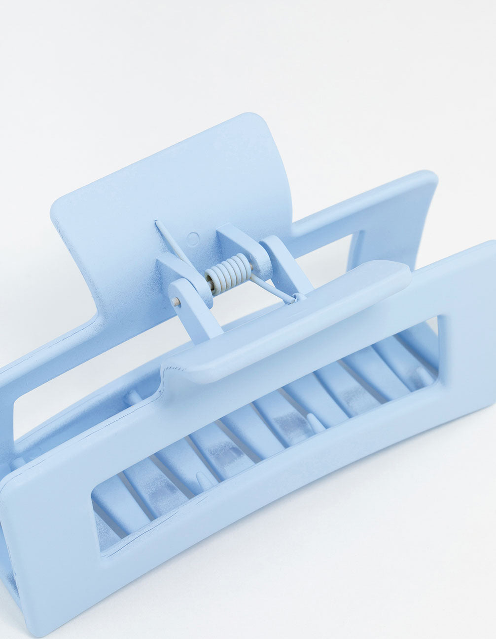 Large Blue Plastic Coated Claw Clip