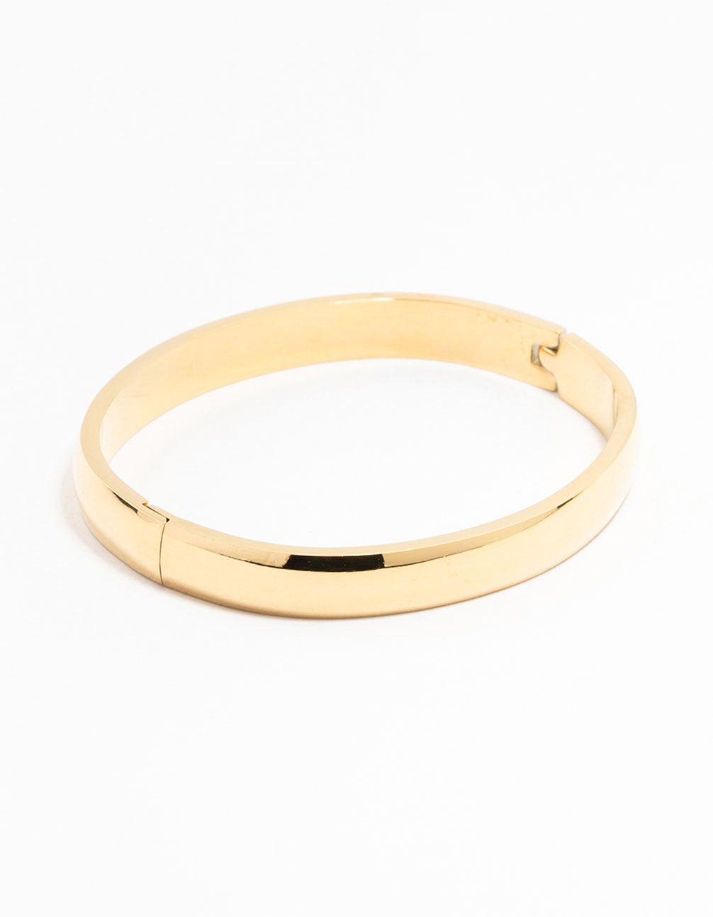 Waterproof Gold Plated Stainless Steel Classic Smooth Bangle