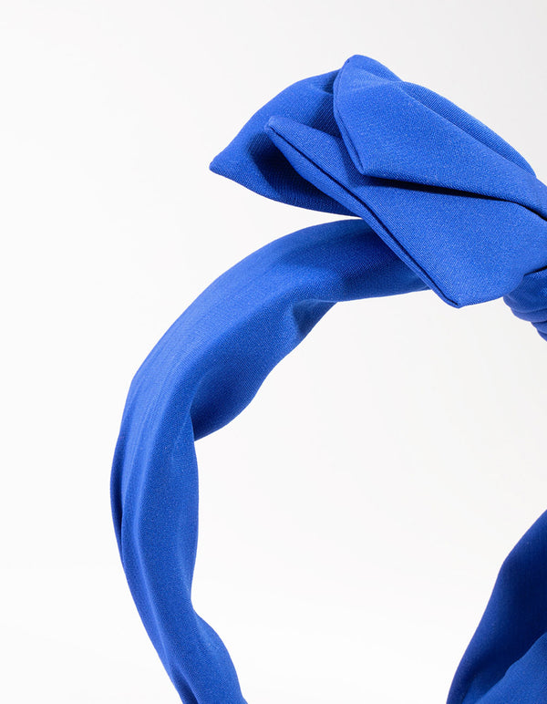 Large Fabric Statement Bow Headband