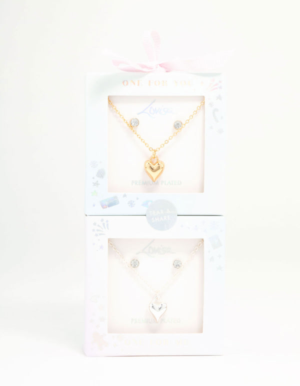 Kids Heart Jewellery Set