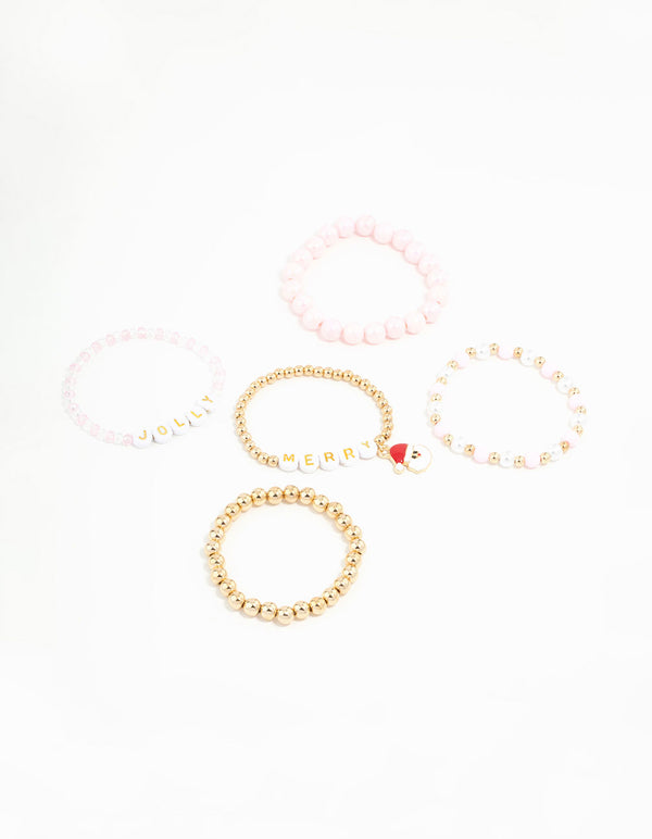 Kids Jolly Stretch Bead Bracelets 5-Pack