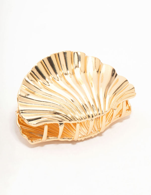 Mixed Metal Shell Claw Clips 2-Pack