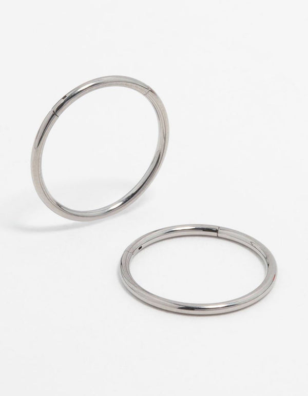 Titanium Sleeper Earrings 12 mm