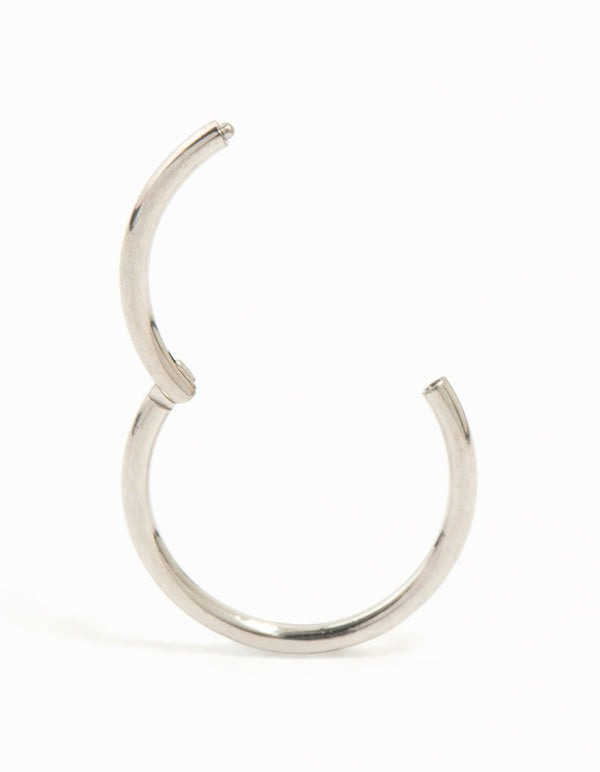 Titanium Thin Clicker Ring 8 mm