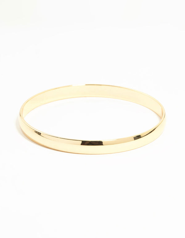 Gold Flat Bangle
