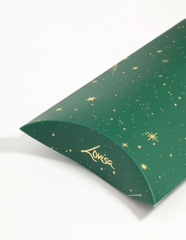 Green Celestial Pillow Box