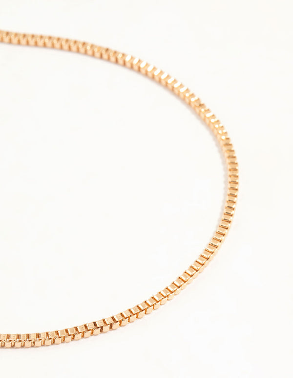 Gold Starfish & Mixed Chain Anklet 3-Pack