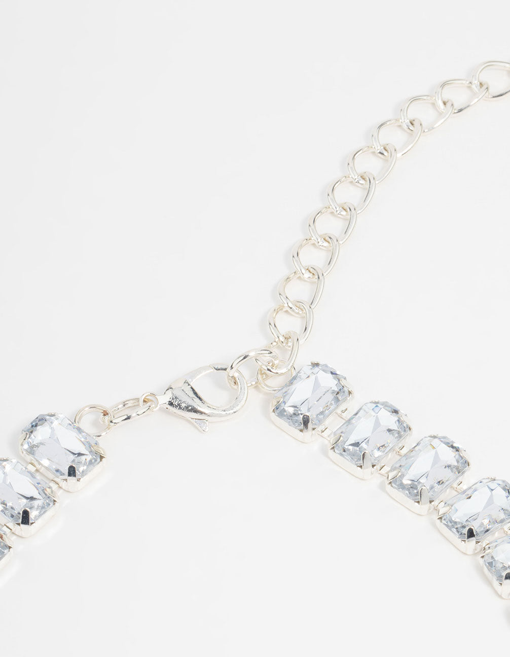 Silver Radiant Diamante Belt