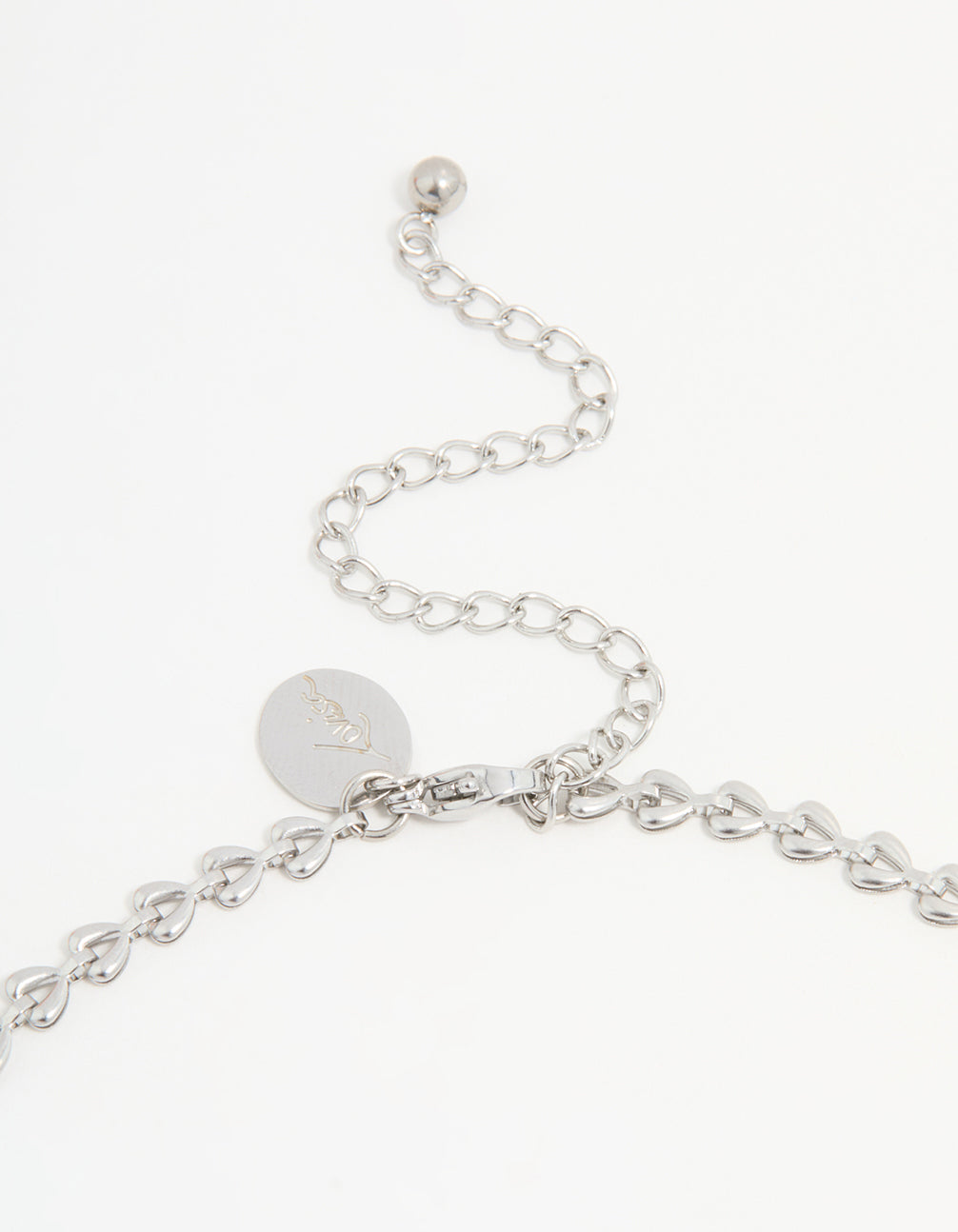 Waterproof Stainless Steel Mini Heart Link Necklace