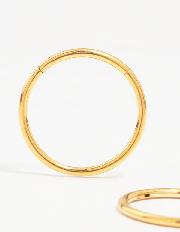 Gold Plated Surgical Steel Sleeper Earrings