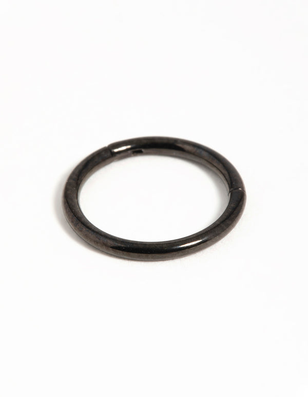 Black Coated Metal Surgical Steel Black Ear Clicker