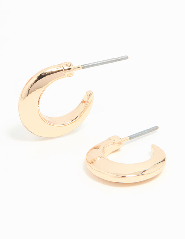 Gold Mini Hoop Earrings