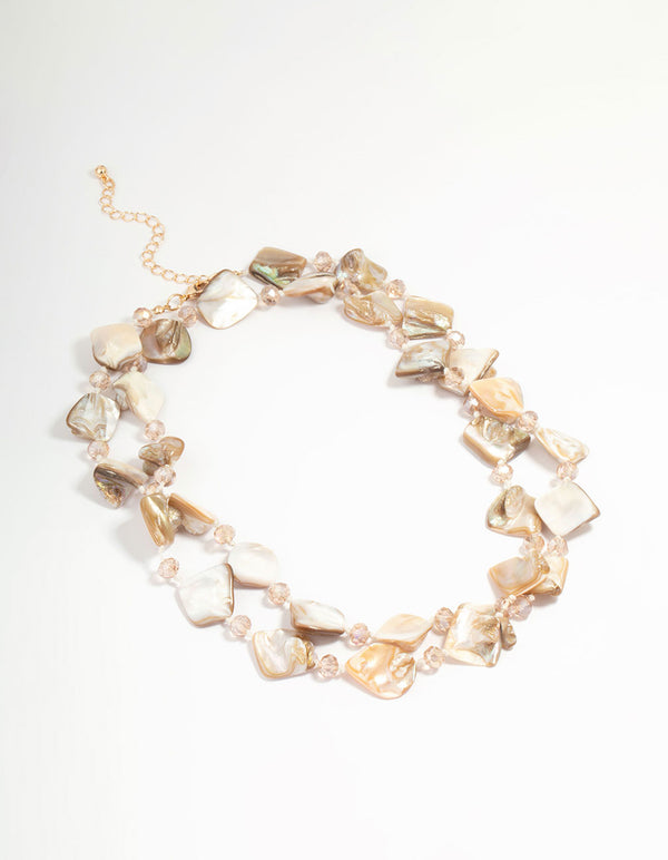 Genuine Shell Long Organic Necklace