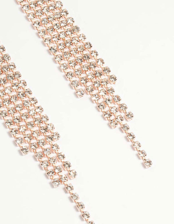 Rose Gold Cupchain & Stud Earrings 2-Pack