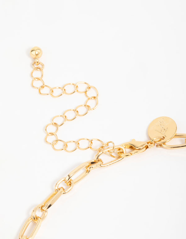 Gold Chilli & Cactus Charm Pendant Necklace