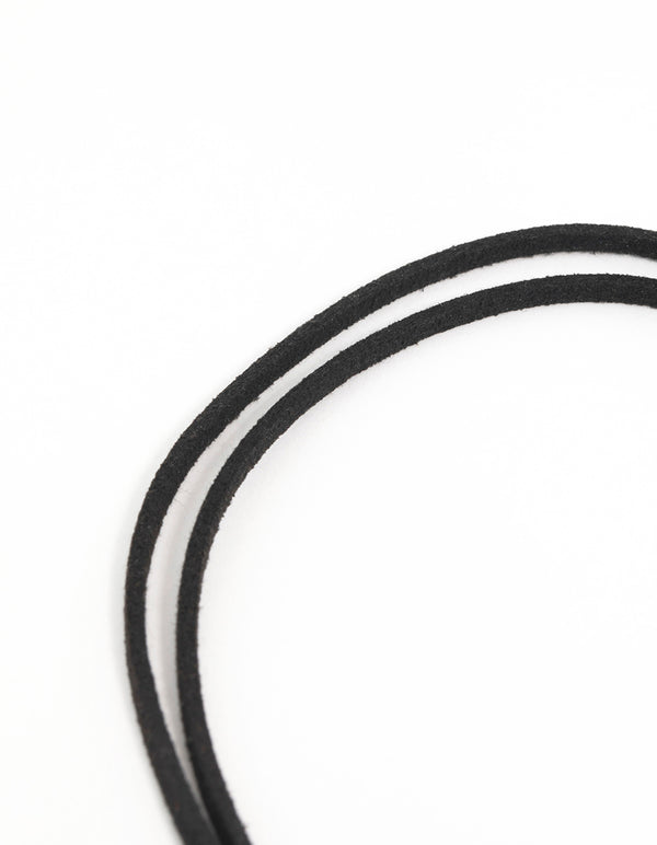 Antique Silver Cord Pendant Y-Necklace