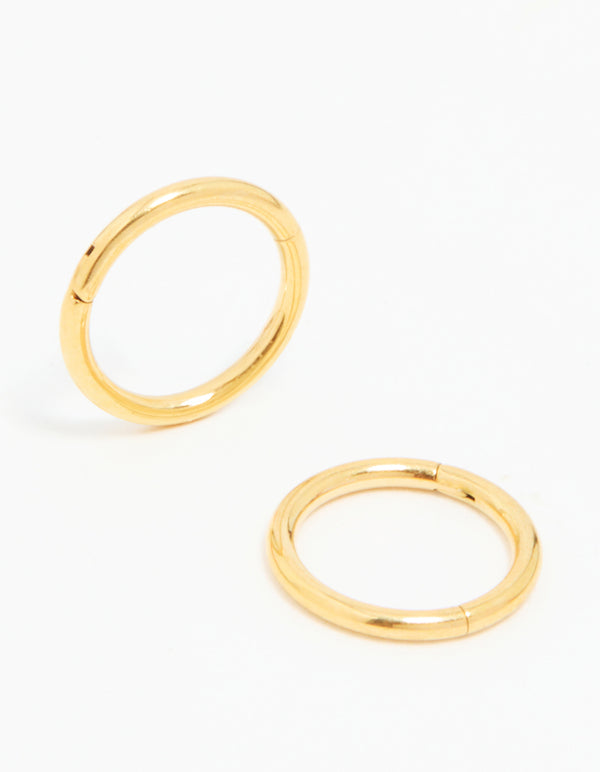 Gold Plated Surgical Steel Sleeper Earrings