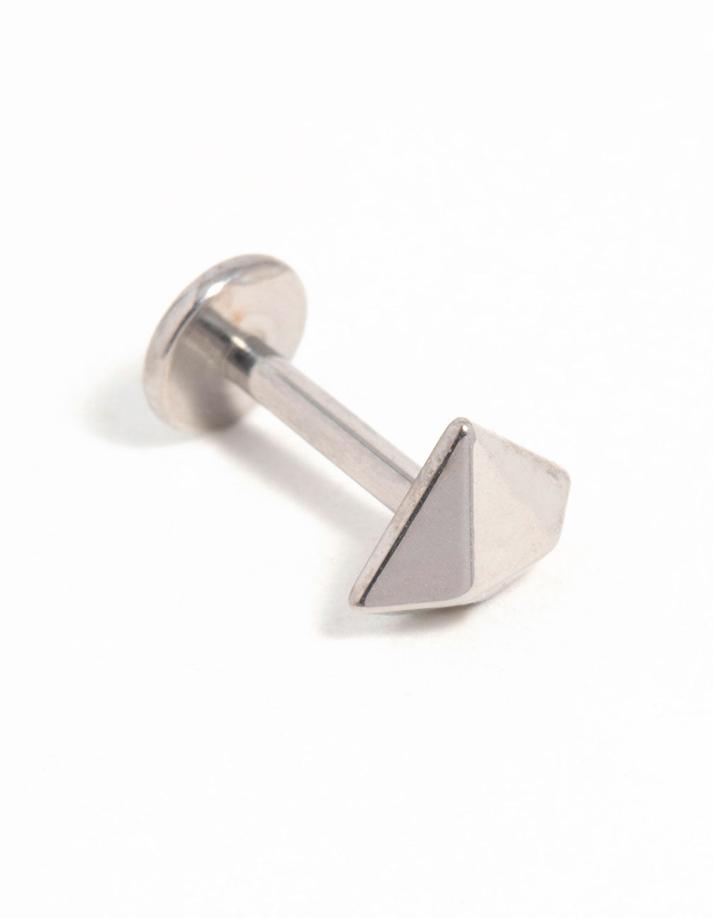 Titanium Diamond Shaped Flat Back Stud
