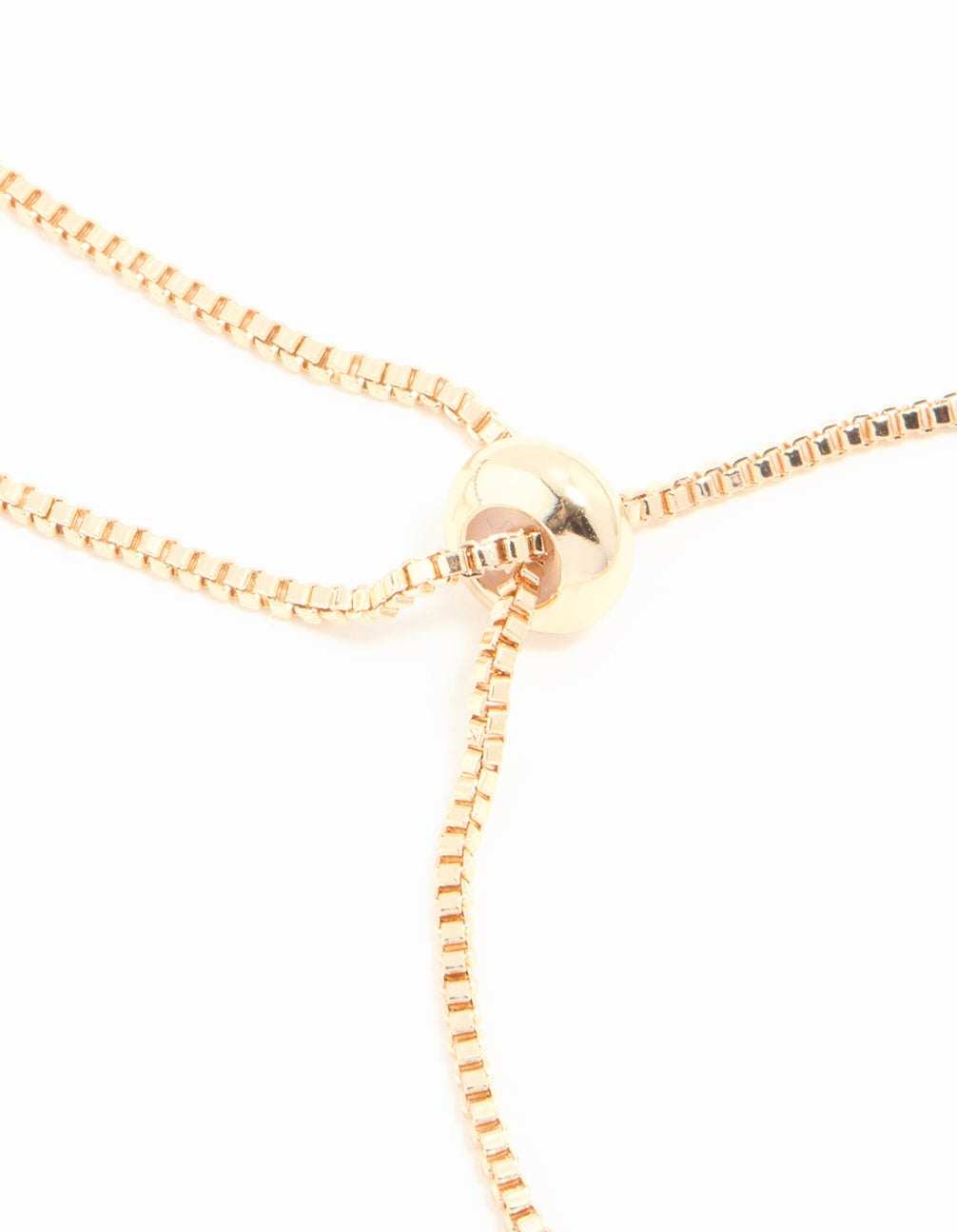 Gold Cubic Zirconia Navette Toggle Bracelet