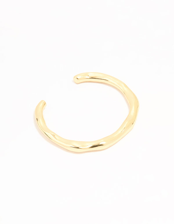 Gold Plated Organic Wrist Cuff