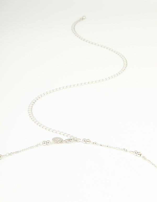 Silver Ball Fine Waist Chain