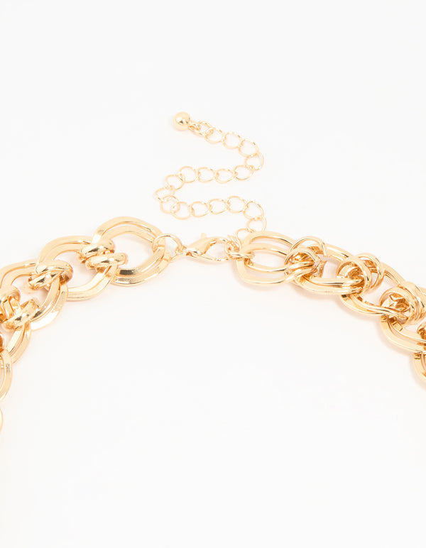 Gold Pearl & Shell Charm Necklace