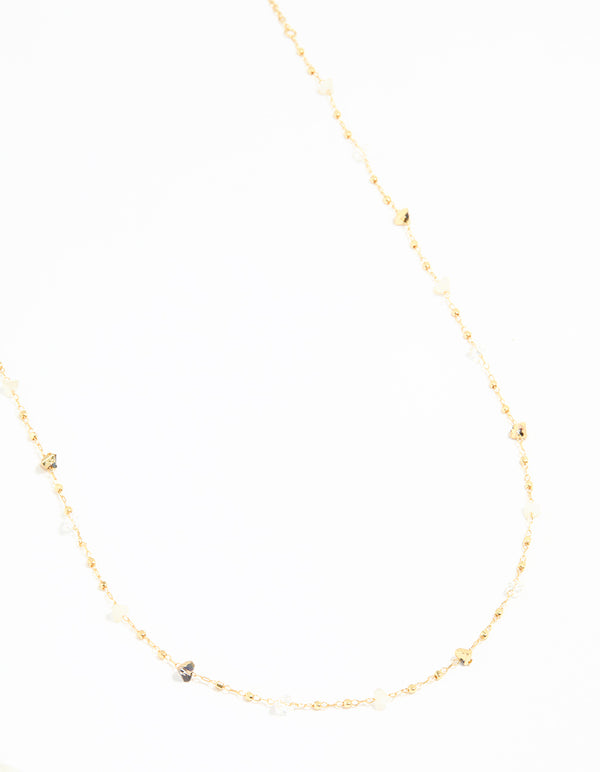 Gold Plated Semi Precious Stone Waist Chain