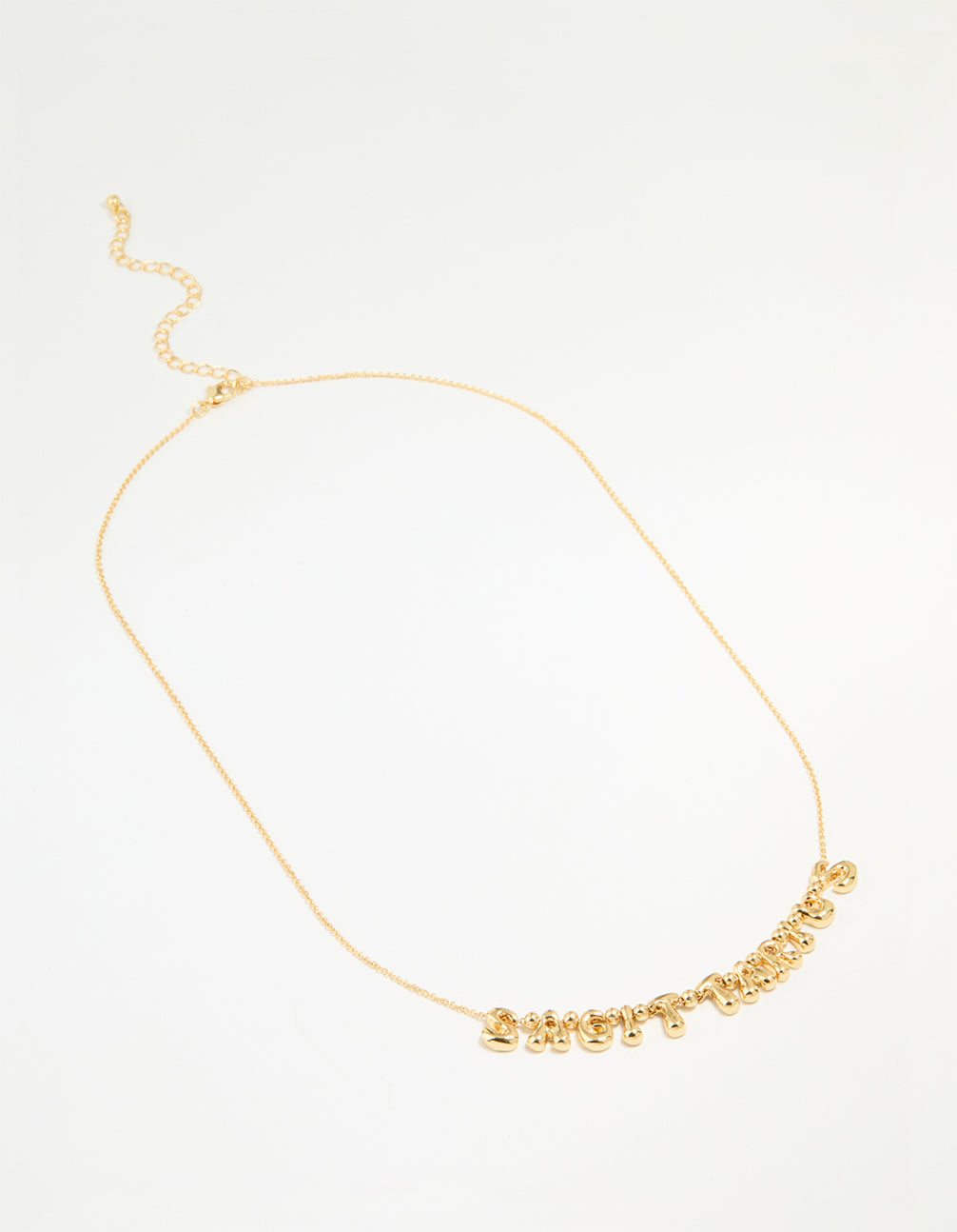 Gold Plated Bubble Sagittarius Necklace
