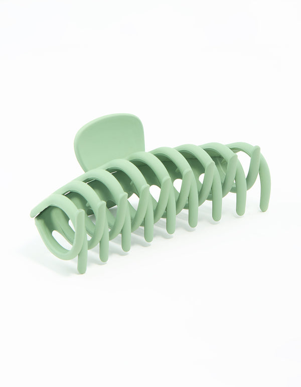 Green Large Claw Clip