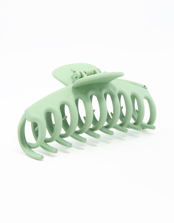 Green Large Claw Clip