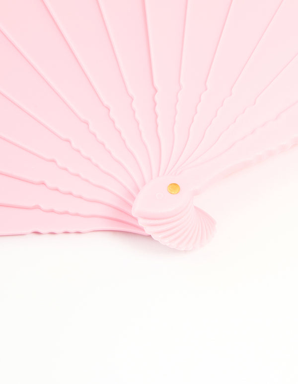 Pink Folding Fan