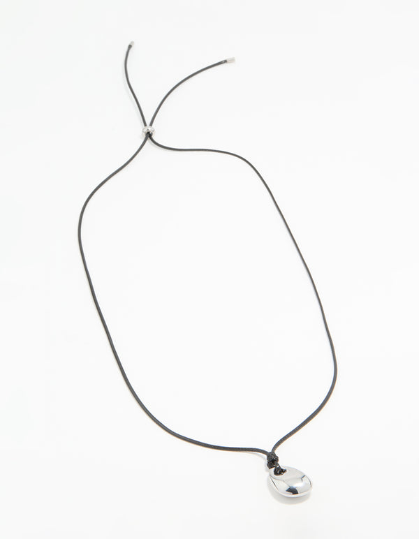 Waterproof Stainless Steel Cord Pendant Necklace