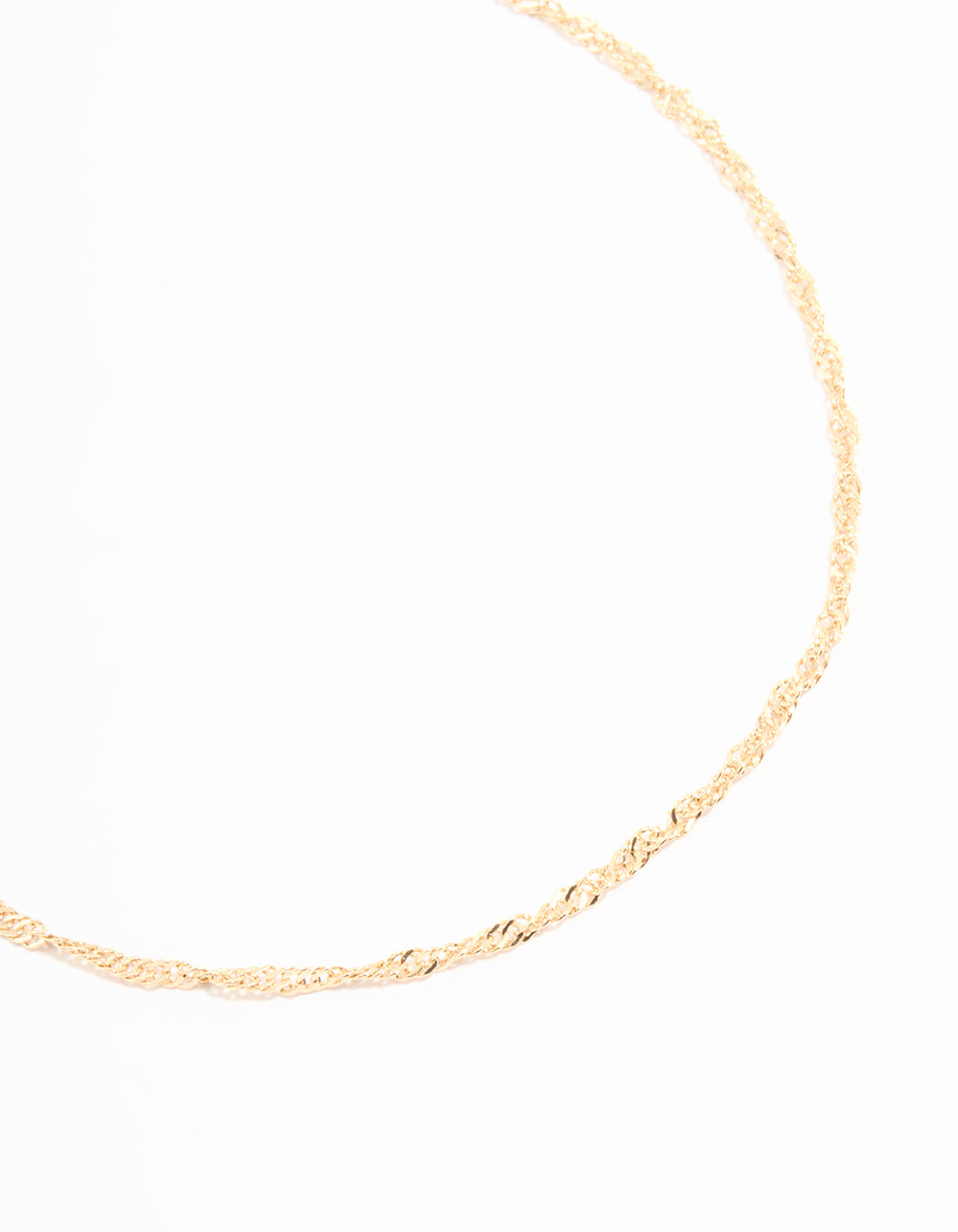 Gold Beaded & Chain Anklets 2-Pack