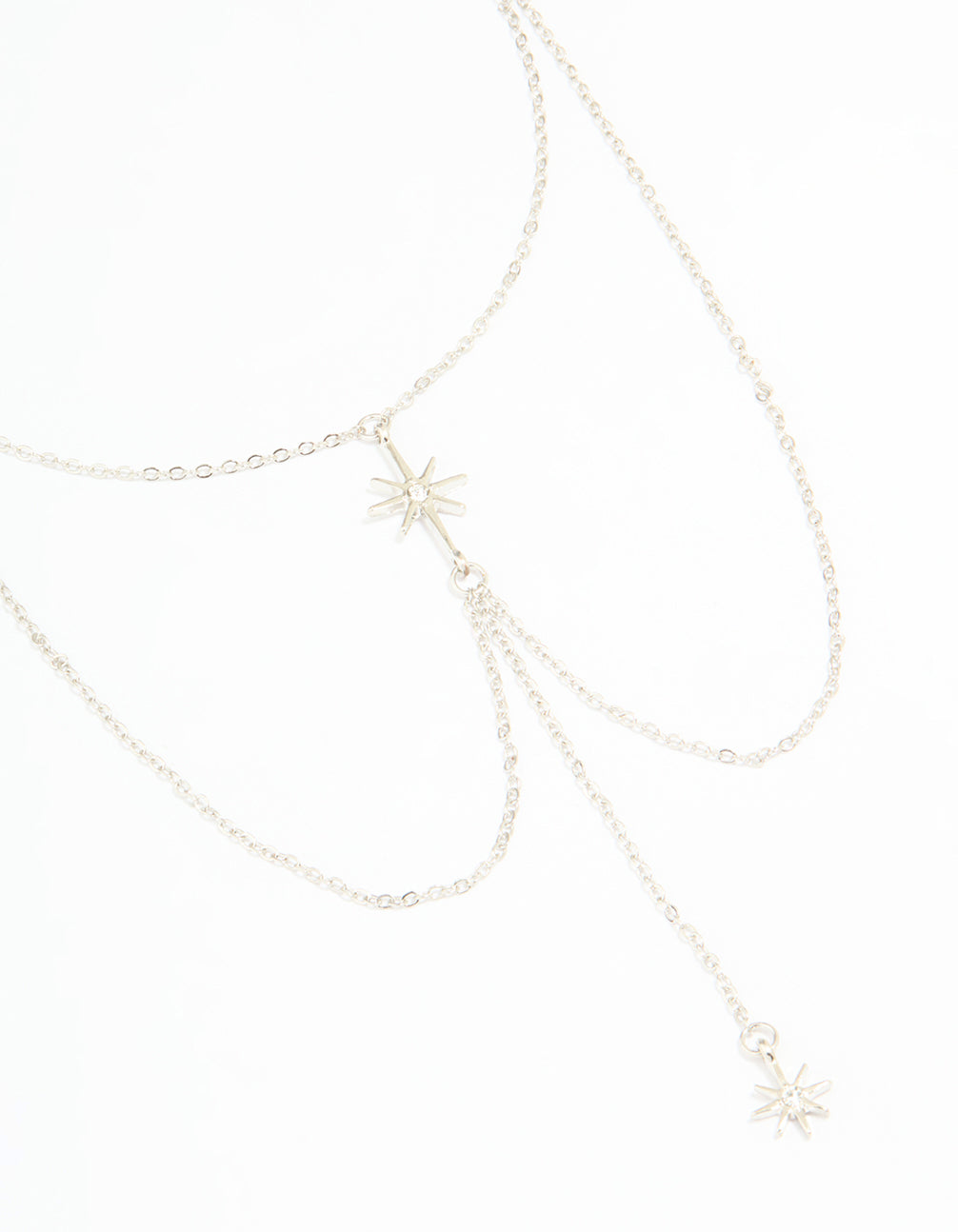 Silver Diamante Celestial Body Chain