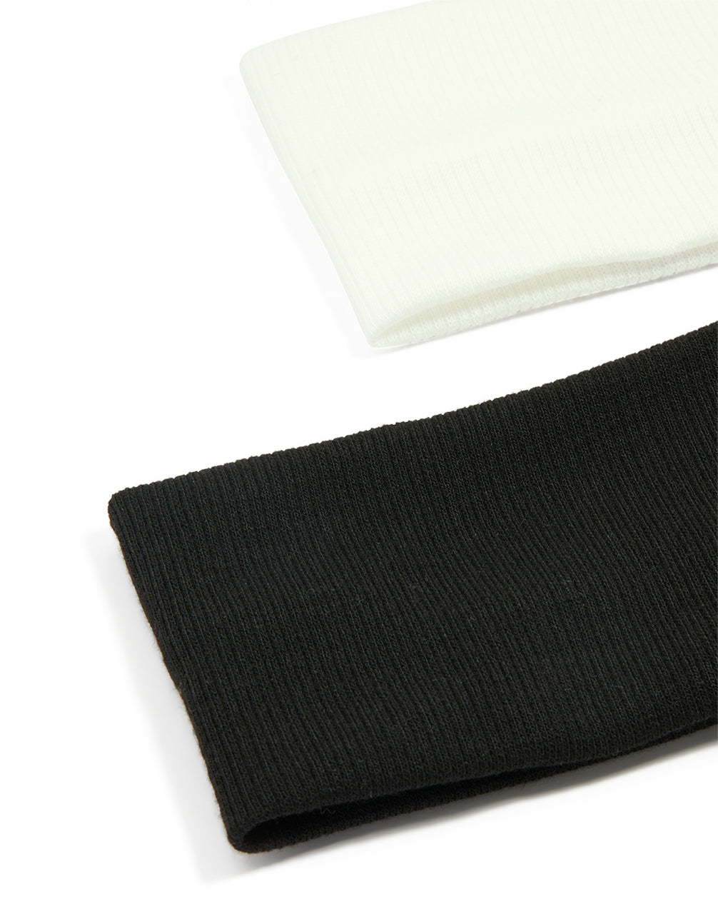 Ribbed Fabric Stretch Headbands 2-Pack