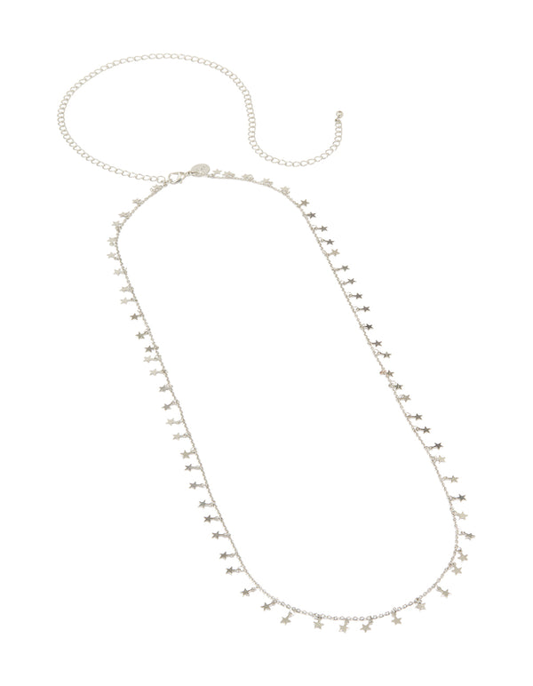 Silver Star Charm Waist Chain