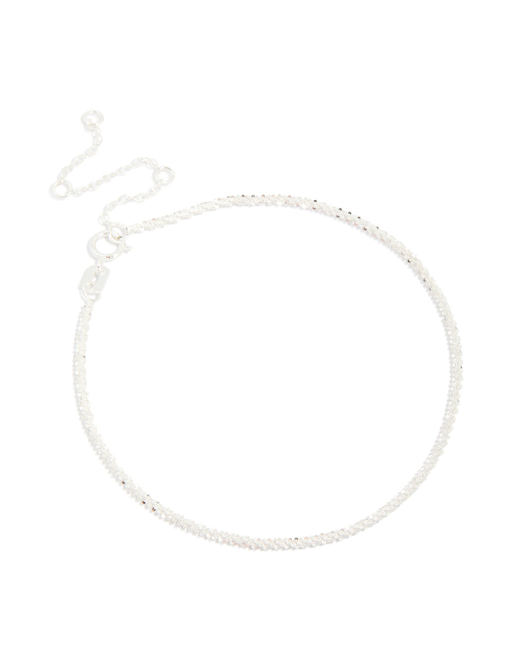 Sterling Silver Cubic Zirconia Shimmer Bracelet