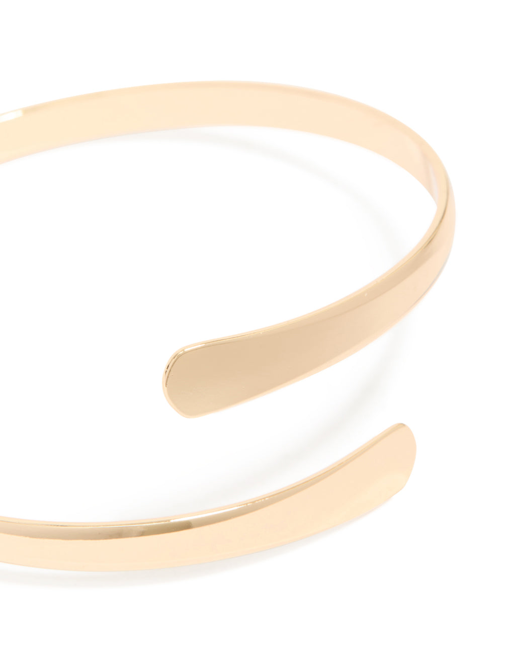 Gold Wrap Around Wrist Cuff