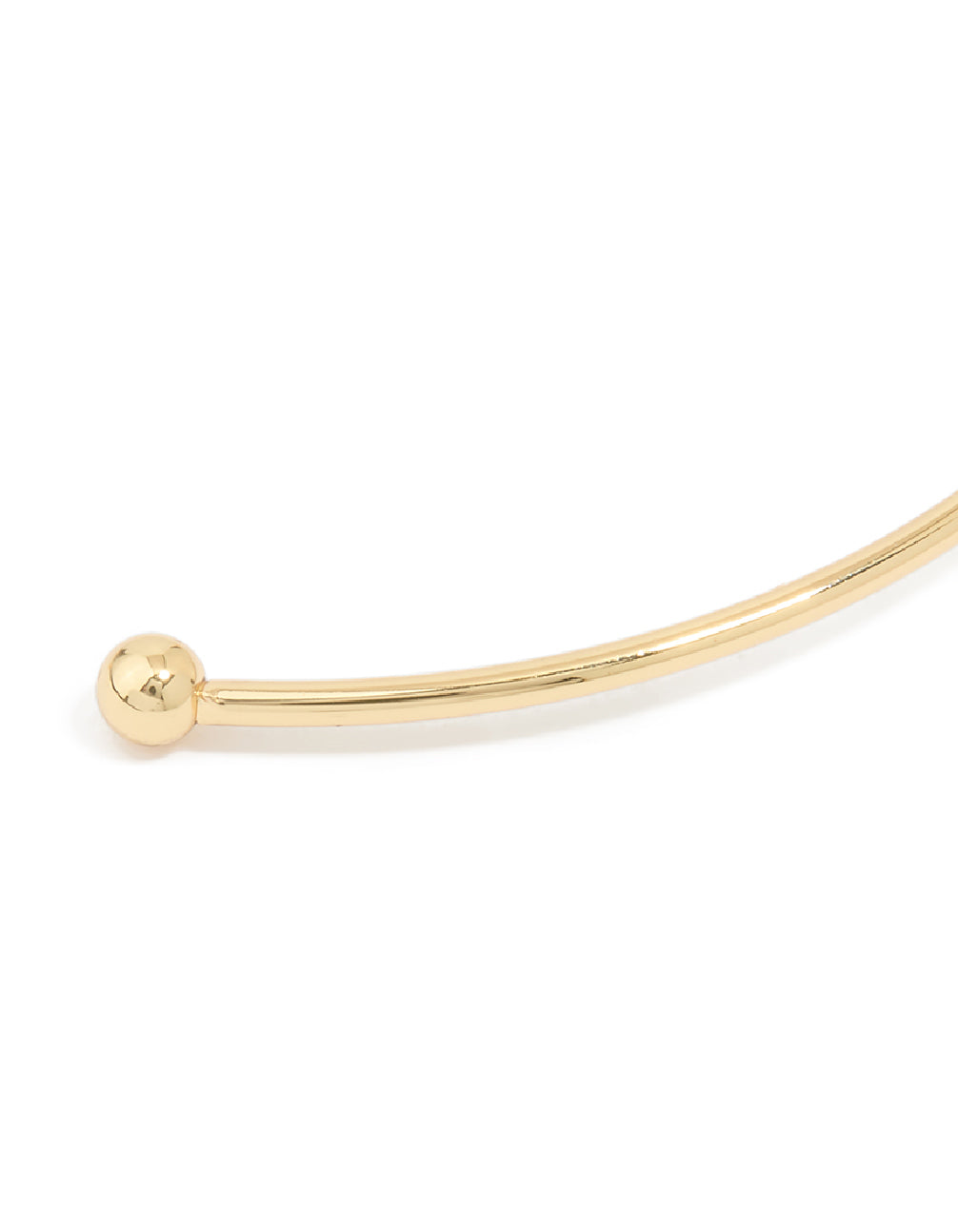 Gold Plated Cubic Zirconia Bow Wrist Cuff