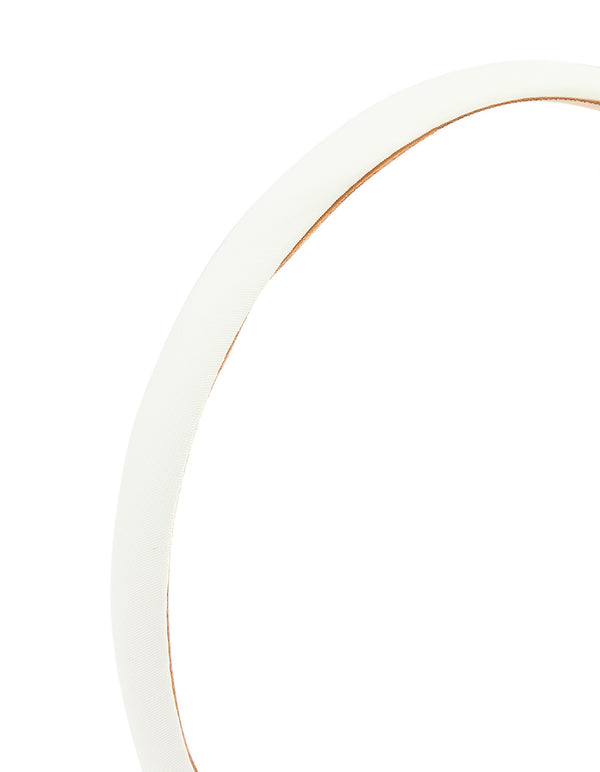 Red & White Narrow Fabric Headbands 2-Pack