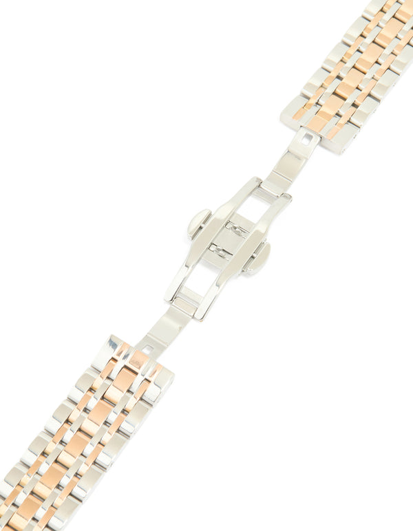 Mixed Metals Detailed Watch Strap 38/40/41 mm