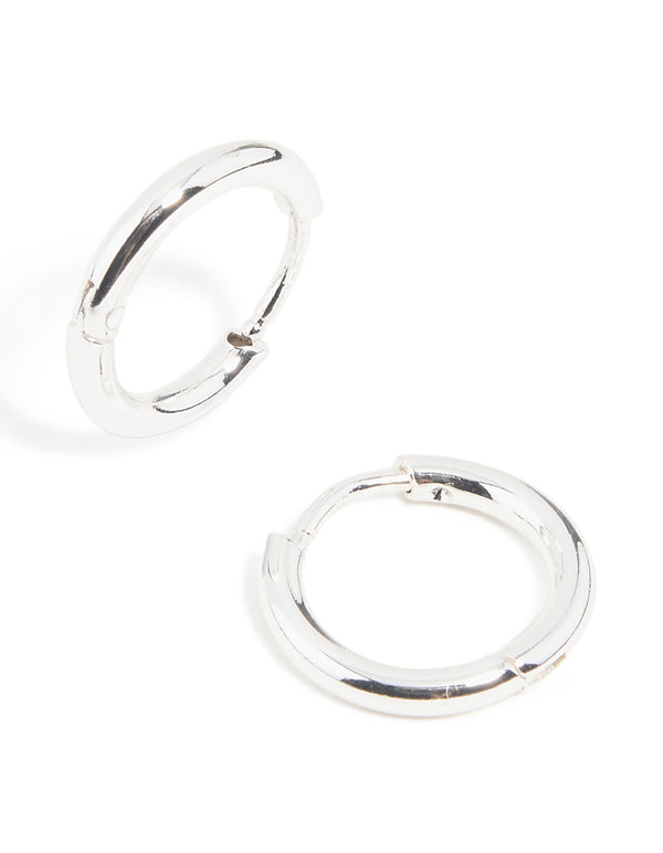 Waterproof Stainless Steel Clicker Earrings 14MM