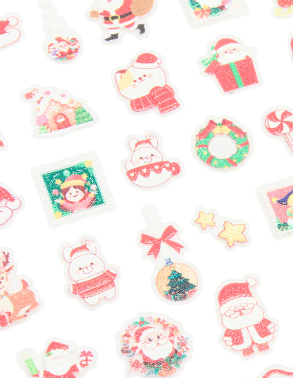 Kids Santa & Bauble Nail Art Set