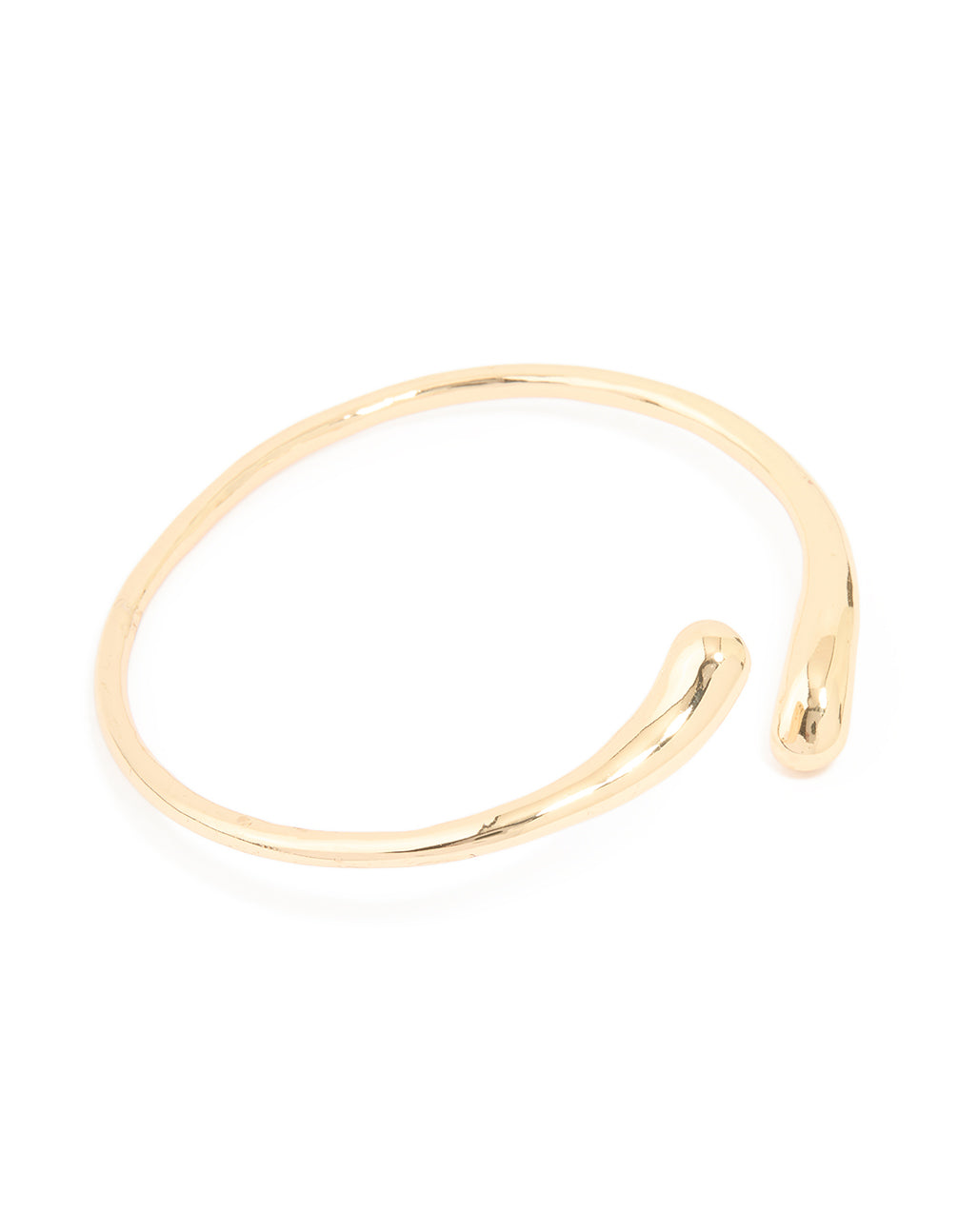 Gold Small Teardrop Thin Arm Cuff