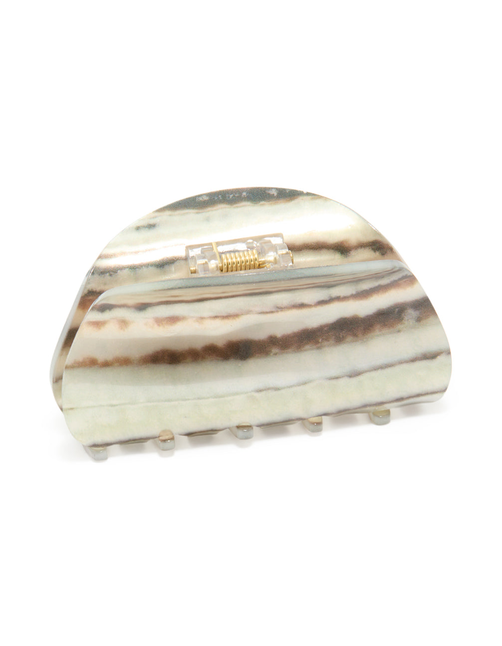Neutral Oval Claw Hair Clip
