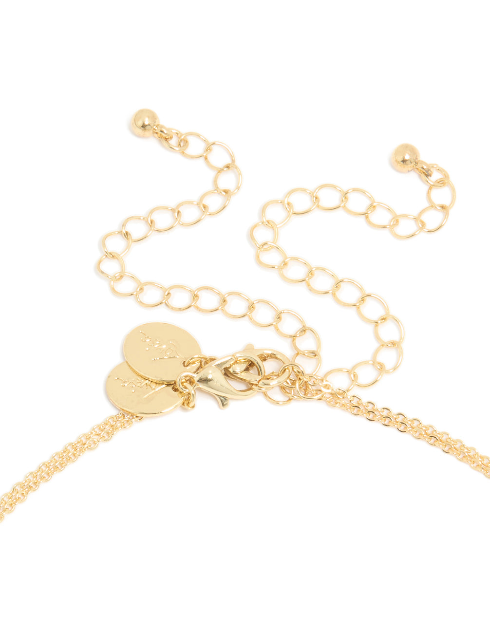 Gold Plated Cubic Zirconia & Pearl Layered Necklace