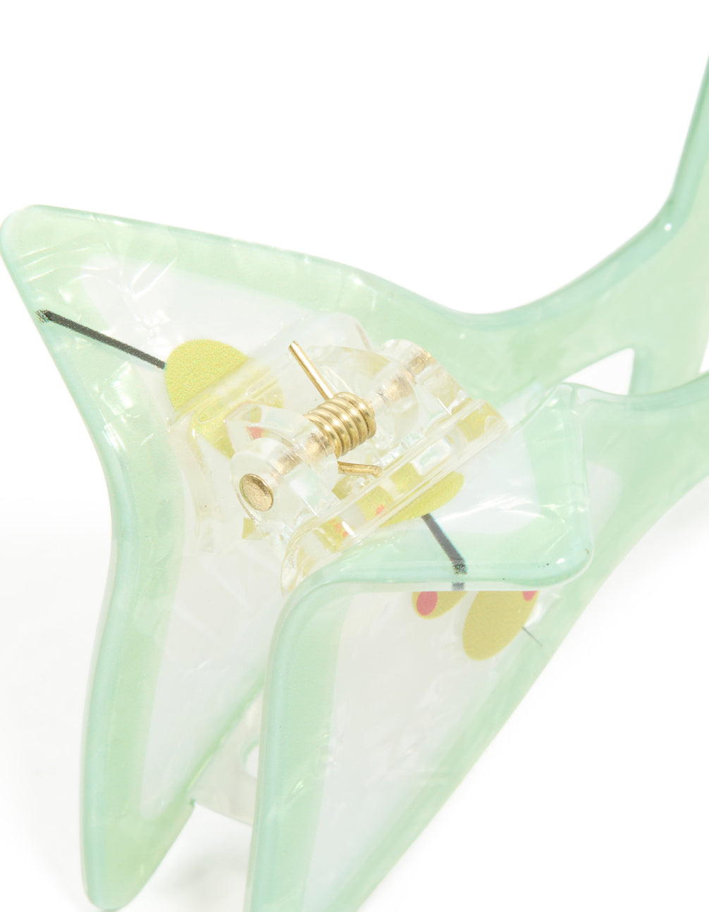 Acrylic Martini Novelty Claw Clip