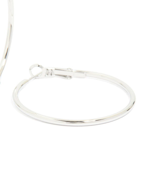 Waterproof Stainless Steel Hoop Earrings