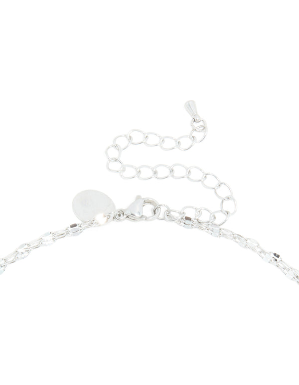 Waterproof Stainless Steel Multi Layered Chain Y-Necklace